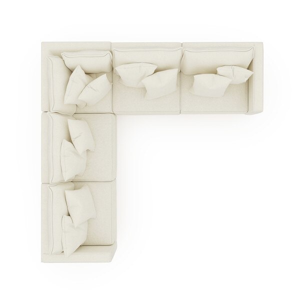 Oslo 5 Piece Sectional (Oyster)